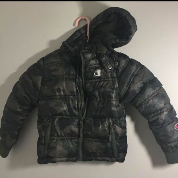 Champion  camouflage  Puffer Jacket TODDLER Boys   Size 3 T - Picture 1 of 7